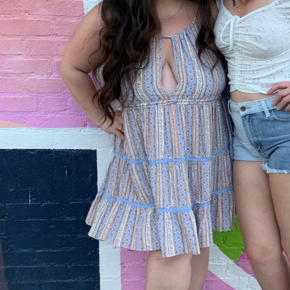 💖 MULTI-PATTERNED SUMMER DRESS 💖 - Picture 2 of 2